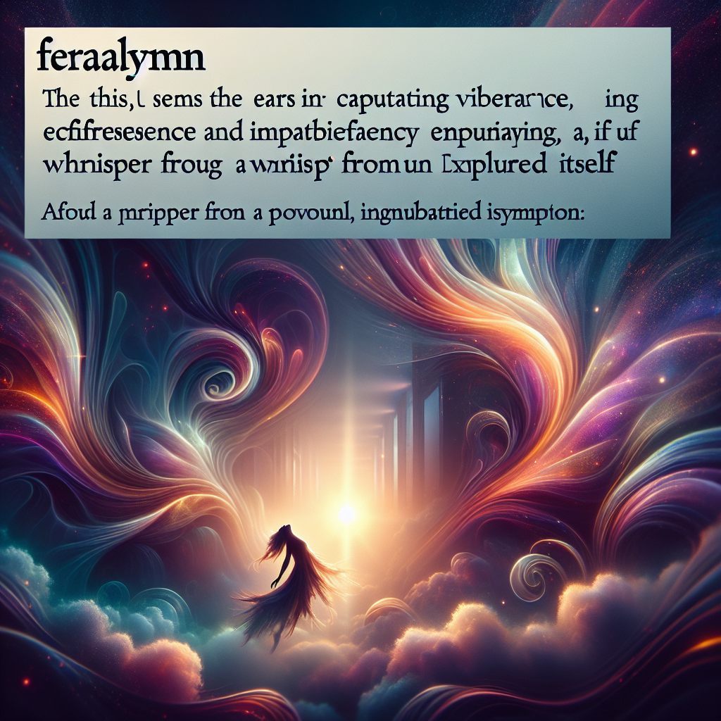 Feralynn <i>(adjective)</i>